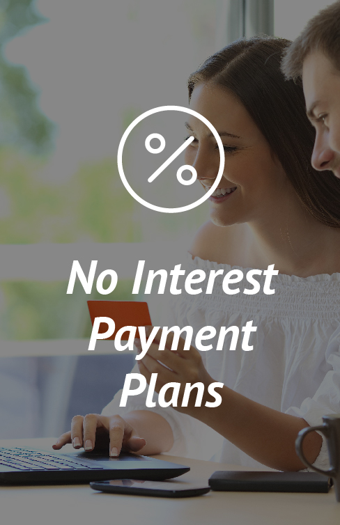 No interest payment plans
