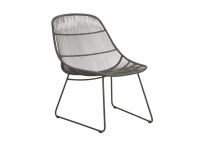 Granada Scoop Occasional Chair - Licorice
