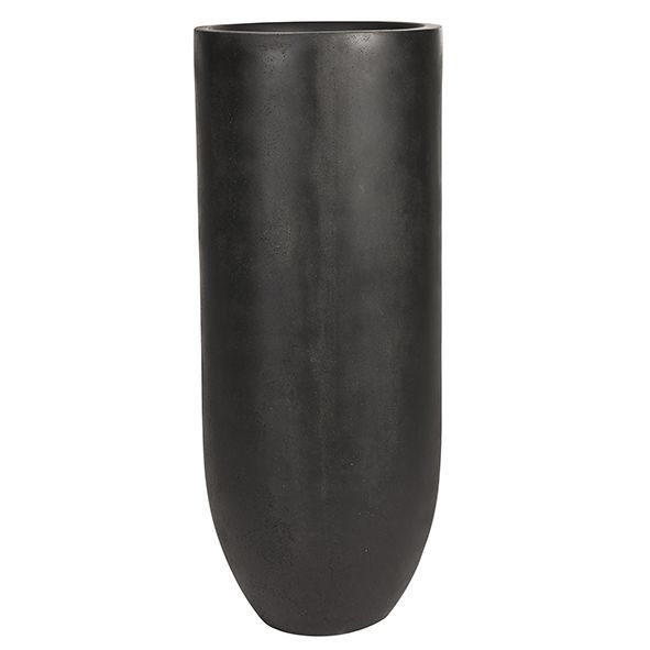 Cancun Round Planters – Black