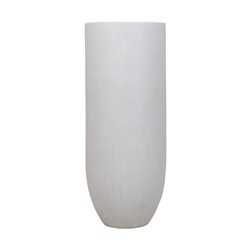 Cancun Round Planters - White