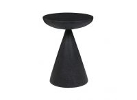 Livorno Luna Side Table - Black Speckle