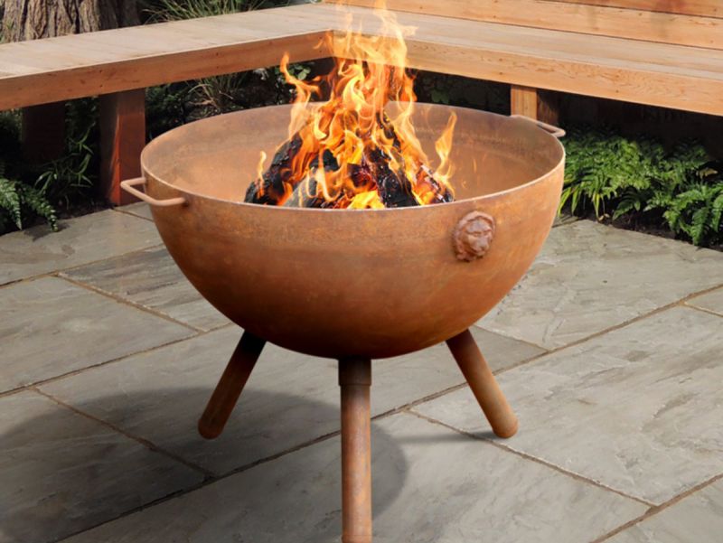 Cauldron Rust Fire Pit