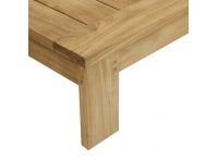 Hamptons Square Coffee Table - Natural Teak