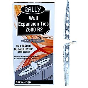 Rally Expansion Ties Galvanised Box of 20