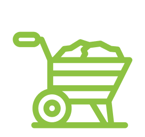 Wheel barrow icon